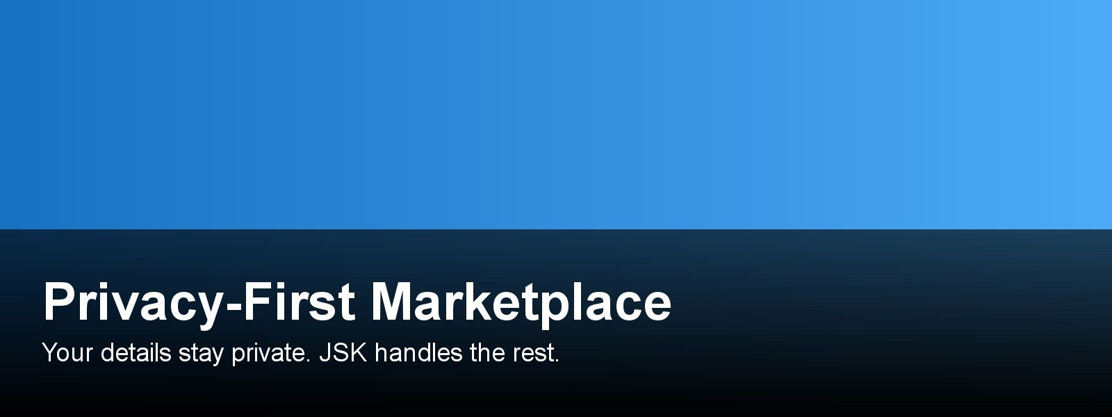 Privacy-First Marketplace
